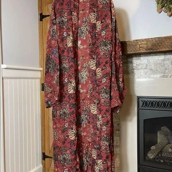 New Free People play It Cool Kimono Topper Size XLarge. New with tags - Picture 3 of 6